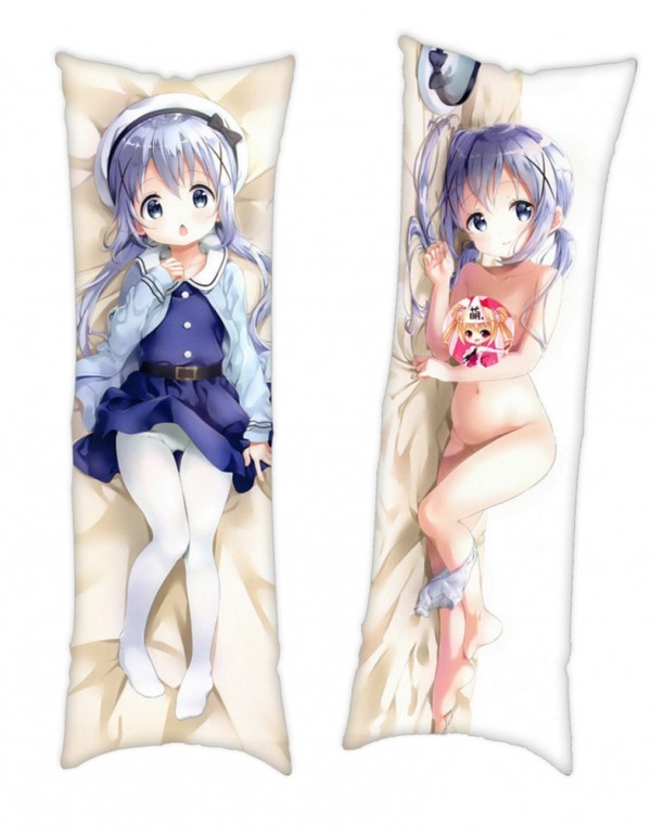 Is the Order a Rabbit Chino Kafu Full body waifu japanese anime Kissenbezüge