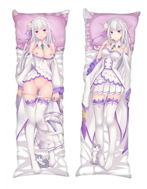 Emilia Re:Life in a different world from zero Anime Dakimakura Japanese Hugging Body Kissenbezüge