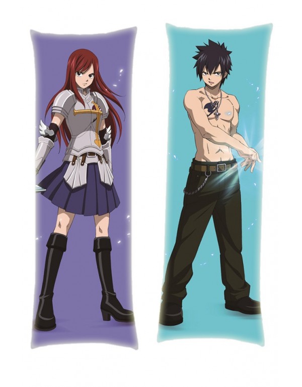 Fairy tail Erza Scarlet Gray Fullbuster Dakimakura...