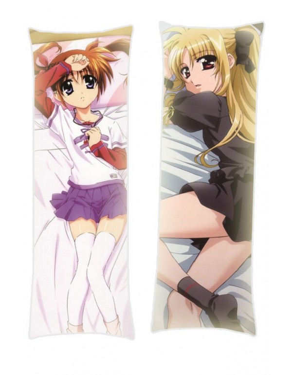 Magical Girl Lyrical Nanoha Fate Testarossa Nanoha Takamachi Dakimakura Body Pillow Anime