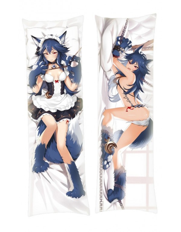 Granblue Fantasy Magic Wolf Fenrir Anime Dakimakura Japanese Hugging Body Kissenbezüge