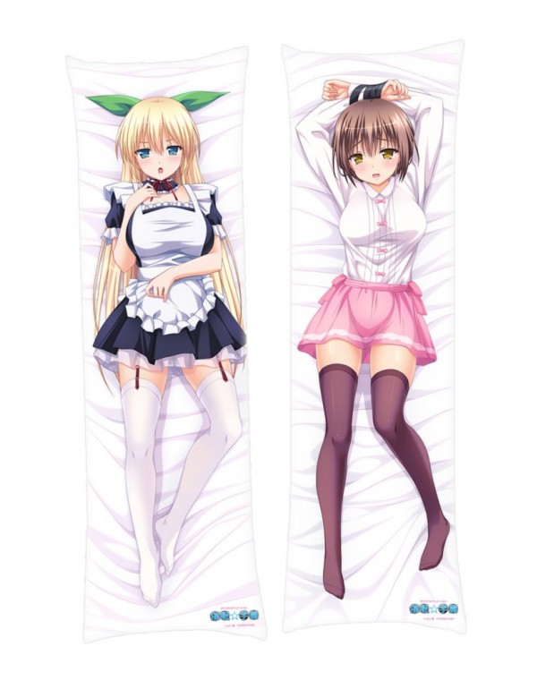 Saimin Gakuen Lady Lyrica and Suzunechan Anime body dakimakura japenese love Kissenbezüge