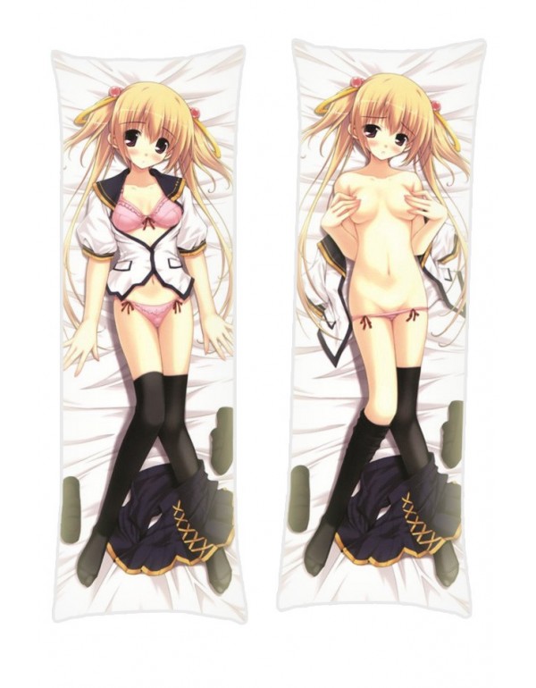 amane sou bra breast hold elle prier kadoma konomi open_shirt panty pull thighhighs Dakimakura Body Pillow Anime