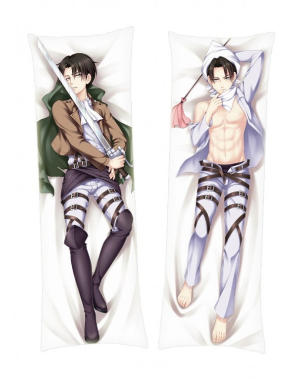 Attack on Titan Rivaille Dakimakura Body Pillow An...