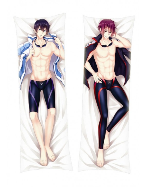 Free Iwatobi Swim Club Haruka Nanase Rin Matsuoka Dakimakura Body Pillow Anime